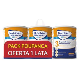 Leite Em Pó Crescimento Pró+ 3 Pack +12M Nutribén 3 Un