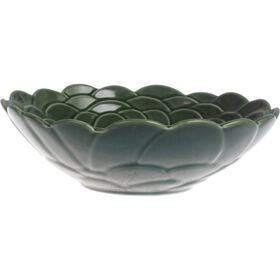 Taça Folhas Verde Escuro Kasa