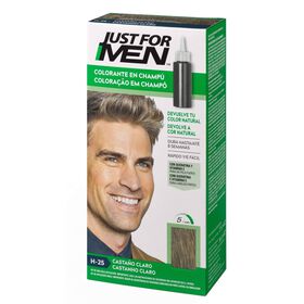 Coloração Temporária Cabelo Castanho Claro Just For Men 1 Un