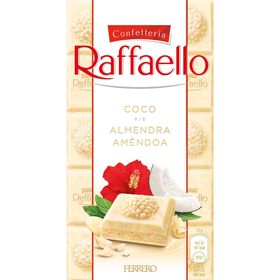 Tablete Chocolate Branco Raffaello 90 gr