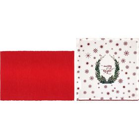 Conjunto 4 Individuais E 4 Guardanapos Kasa 1Un