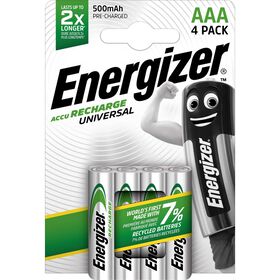 Pilhas Recarregáveis Aaa Energizer 4 Un