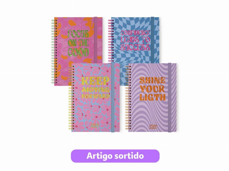 Agenda Semanal Ambar Inspiration 14.7X21Cm Modelos Sortidos