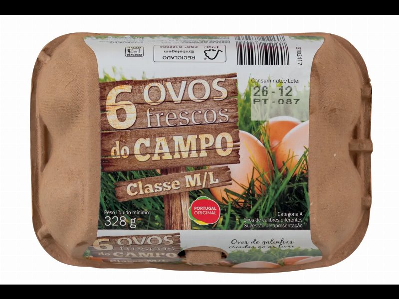 Ovos M/L Galinhas Criadas Ao Ar Livre