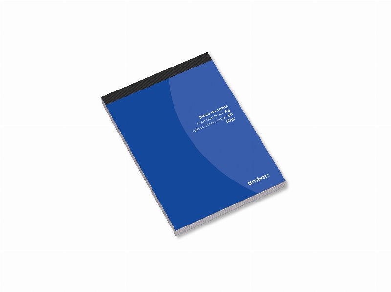 Bloco De Notas Ambar Liso A6 80 Folhas