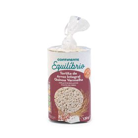 Tortitas De Arroz E Quinoa Vermelha Sem Glúten Continente Equilíbrio 130 gr