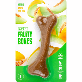 Snack Para Cão Osso Mordedor Madeira Fruity Bone Melão L Dashi 1 Un