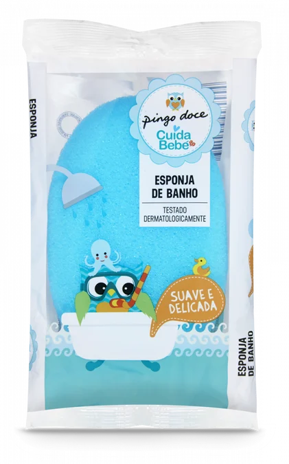 Esponja De Banho Bebé Cuida Bebé 1Un