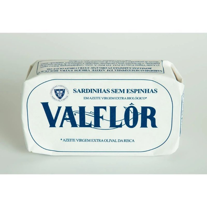 Sardinhas Sem Espinha Em Azeite Virgem Extra Bio Valflôr 120 g