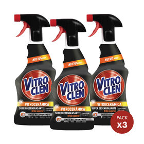 Desengordurante Spray Vitrocerâmica Vitroclen 3 X 450 ml