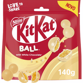 Snack De Chocolate Branco Ball Kit Kat 140 gr