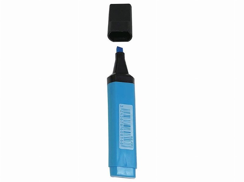 Sublinhador Polegar Fluorescente Azul