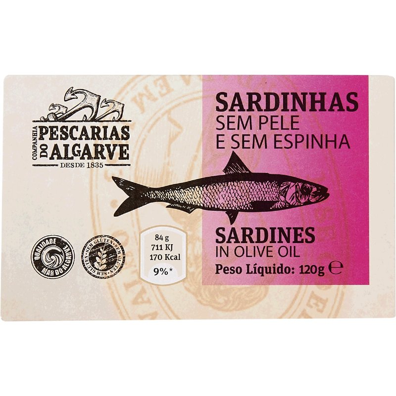 Sardinhas Sem Pele E Sem Espinha Sem Glúten 120 g