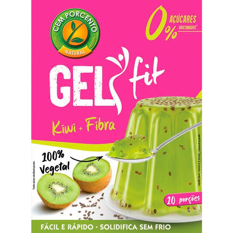 Gelyfit Sem Açúcar De Kiwi Com Fibras 80 g