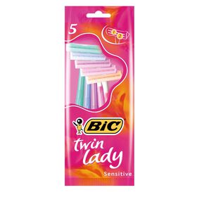 Lâminas Descartáveis Twin Lady Sensitive Bic 5 Un