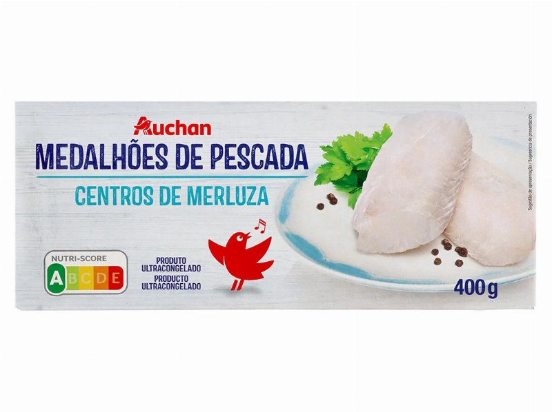 Medalhões De Pescada Auchan 400 g
