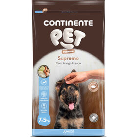 Ração Para Cão Júnior Frango Pack Poupança Continente Pet Premium 7,5 kg