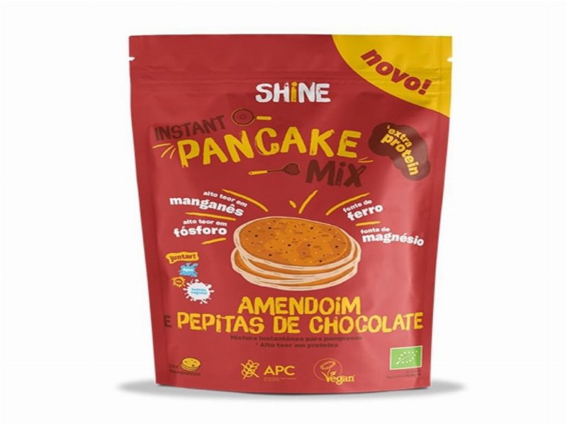 Mix Panqueca Shine Instantânea Amendoim E Chocolate Bio Sem Glúten 400 g