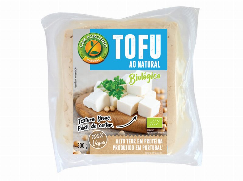 Tofu Cem Porcento Natural Bio 300 g