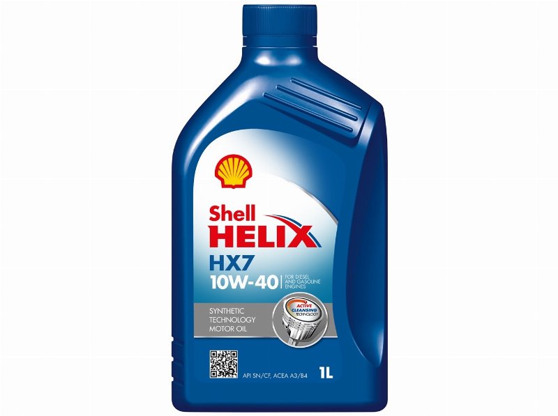 Óleo De Motor Helix Shell Hx7 10W40 Sn/Cf A3/B4 1 l