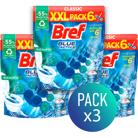 Bloco Sanitário Blue Activ Eucalipto Bref 3 X 6 Un