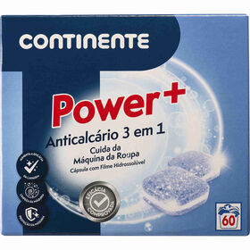 Anti-Calcário Pastilhas Power+ 3 Em 1 Continente 60 Un