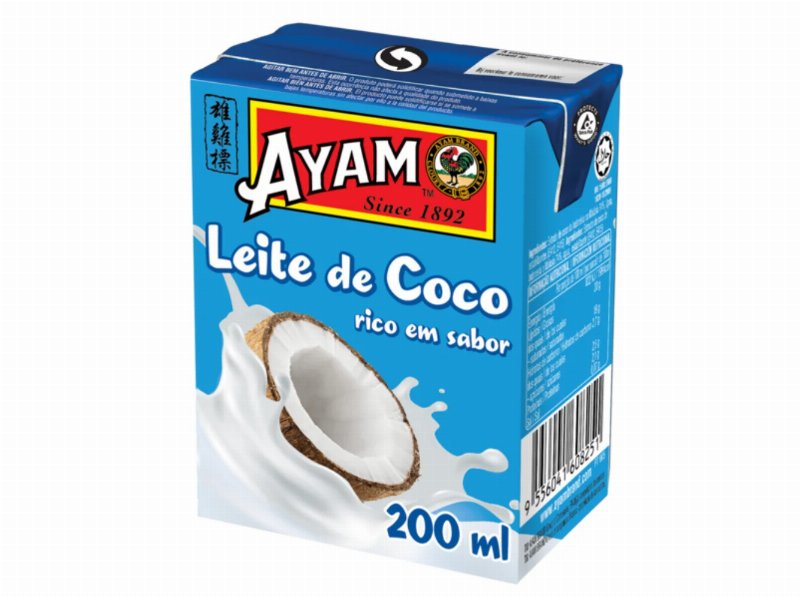 Leite Ayam De Côco Halal Tetrapack 200 ml