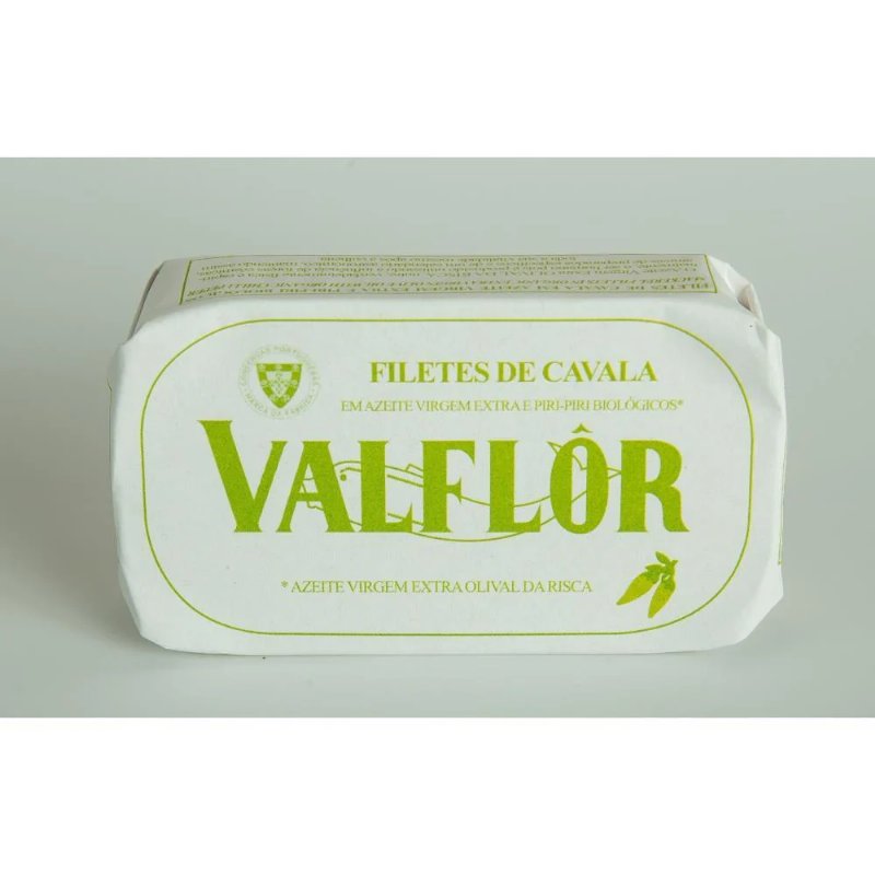 Filetes Cavala Em Azeite Virgem Extra E Piri-Piri Bio Valflôr 120 g