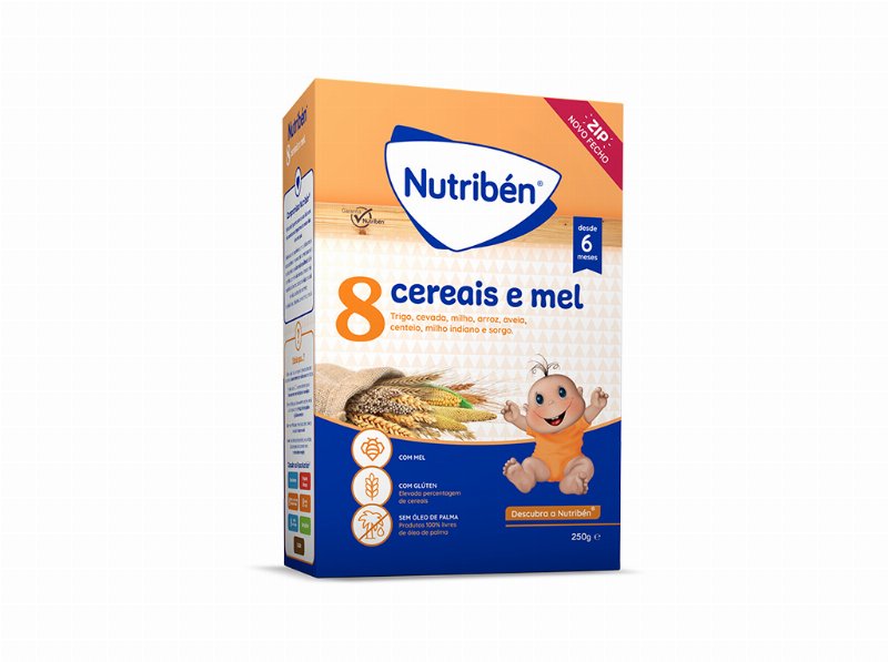 Papa Nutriben 8 Cereais E Mel 250 g