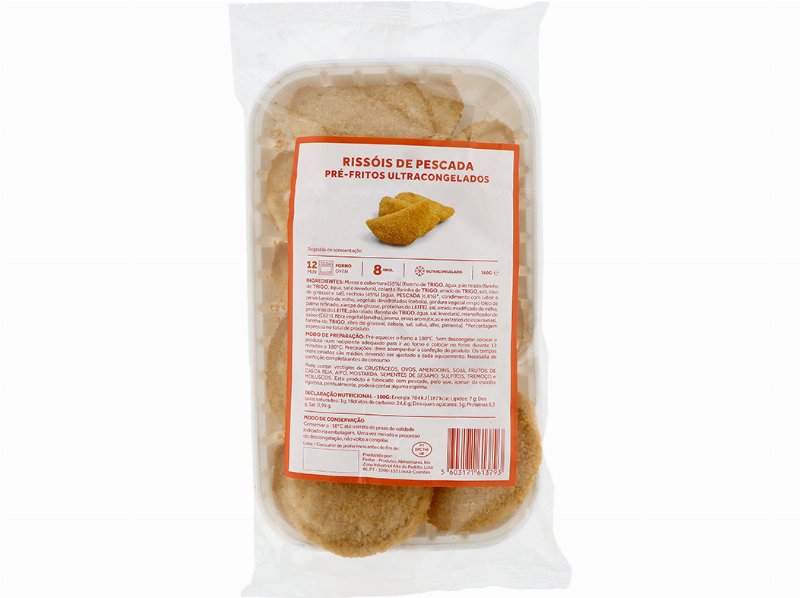 Rissóis Pescada Faster P/Forno 360 g
