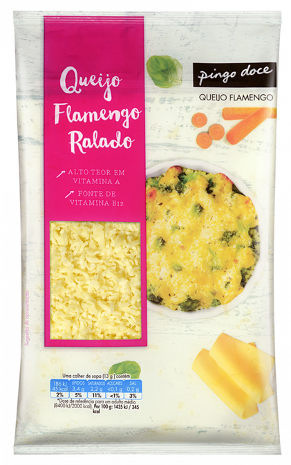 Queijo Flamengo Ralado Pingo Doce 0.2Kg