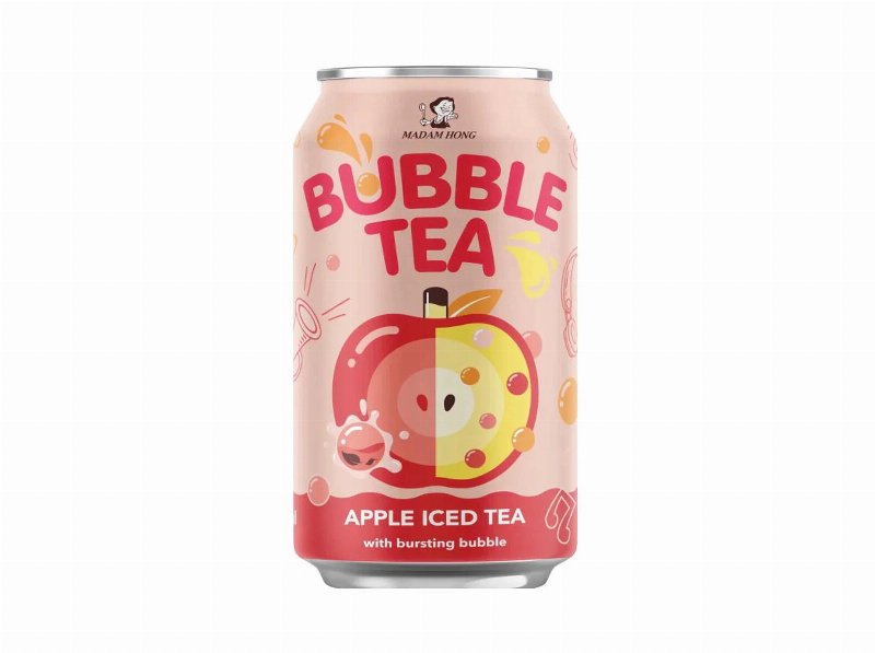 Bubble Tea Madam Hong Lata Maçã 0.32 l