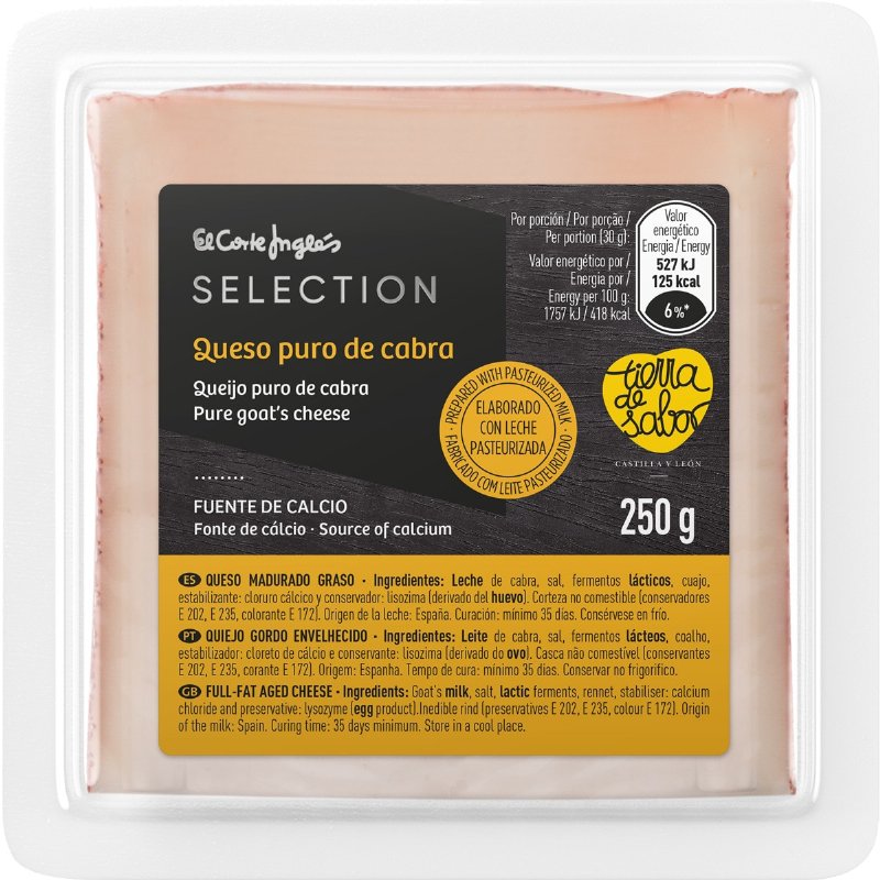 Queijo Puro De Cabra Com Leite Pasteurizado 250 g