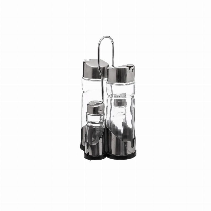 Hkh Conjunto 4 Galheteiros Com Suporte
