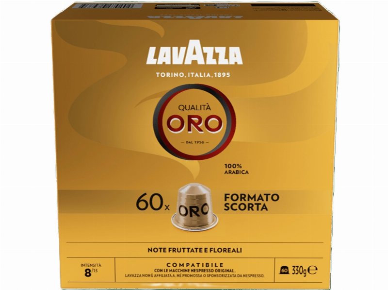 Cápsulas Café Lavazza Qualità Oro Nps Intensidade 8/13 60Un