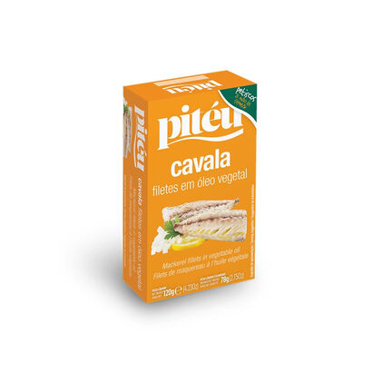 Filetes Cavala Óleo Vegetal Pitéu 0.078Kg