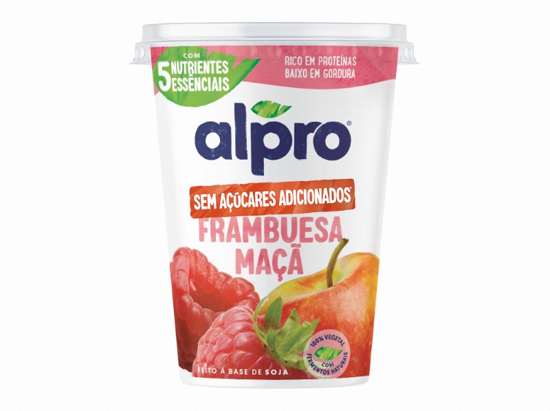 Yofu Alpro Framboesa Maça 400 g