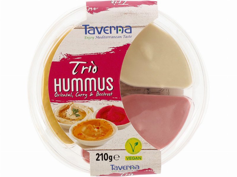 Trio Hummus Taverna Orient Caril Beterr 210 g