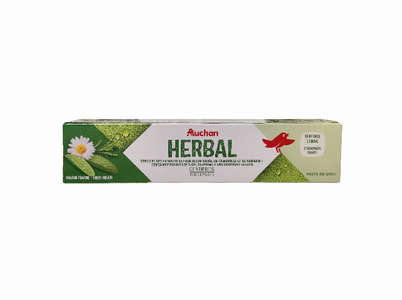 Pasta Dentífrica Auchan Herbal 75 ml