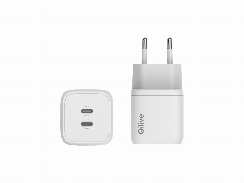 Carregador Csr Qilive 600183069 Branco 2 Usbc 45W