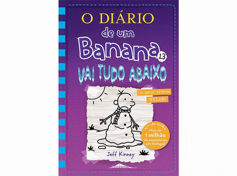 Livro O Diário De Um Banana 13 Vai Tudo Abaixo - Jeff Kinney