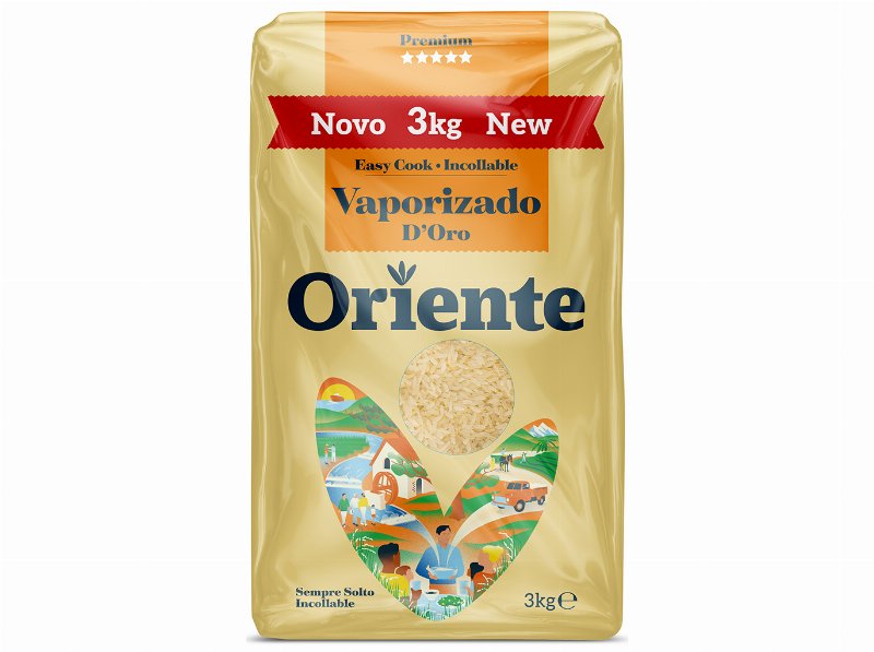 Arroz Vaporizado Oriente D'oro 3 kg