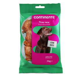 Snack Para Cão Tiras Vaca Continente 70 g