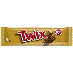 Snack De Chocolate Com Biscoito E Caramelo Twix 500 gr (10 Un)
