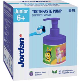 Pasta De Dentes Júnior Pump 6 A 12 Anos Jordan 150 ml