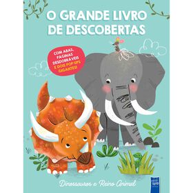 O Grande Livro De Descobertas - Dinossauros E Reino Animal De Anja De Lombaert