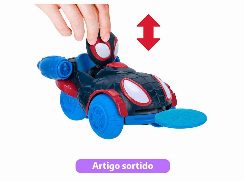 Lançador Spidey&Friends De Discos Modelos Sortidos