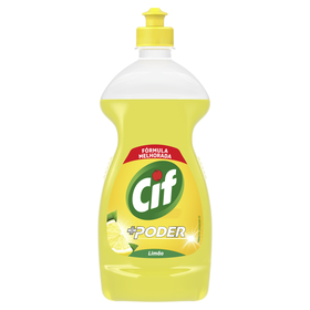 Detergente Manual Loiça +Poder Limão Verde Cif 600 ml