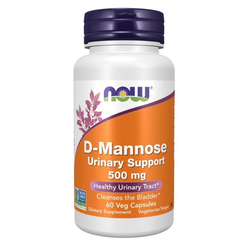 D-Mannose 500Mg Now Foods 60 Veg Cápsulas