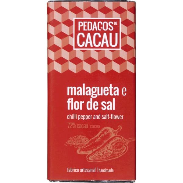 Chocolate Preto Com Malagueta E Flor De Sal 100 g